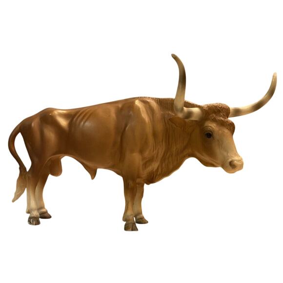 Vintage USA Breyer Molding Co Texas Longhorn Bull Model 75. 15